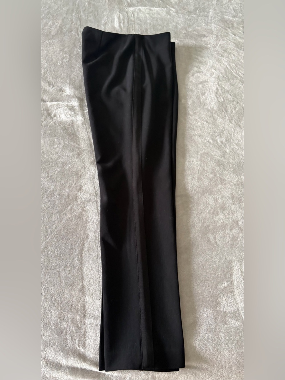 Trina Turk Black Straight-Leg Dress Pants